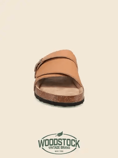 Woodstock Men's Austin Genuine Leather Comfort Sandal