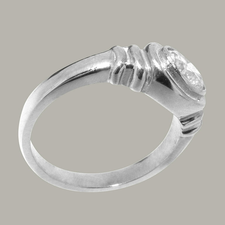 LBG British Made 925 Sterling Silver Synthetic Cubic