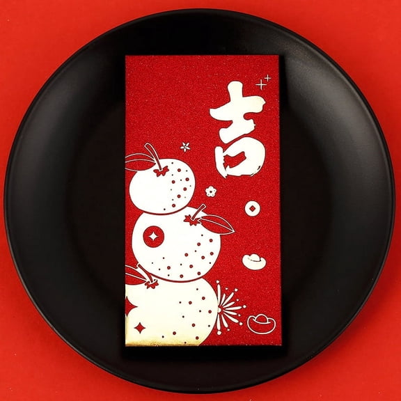 Nvzi 12Pcs Red Envelopes Chinese New Year, Lunar New Year of The Snake Lucky Money Red Packets-E06