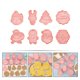 thumbnail image 3 of 8pcs Christmas Theme Molds Lovely Cookie Moldes de dulces Moldes de bricolaje encantadores (rosa), 3 of 6