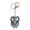 Blue, variant on Kiplyki New Creative Series Big Eye Owl alloy Diamond Keychain