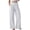 A05-Gray, variant on Zysthvn High Waisted Women Pants Casual Business Fall Wide Leg Striped Pants for Women Elastic Waisted Palazzo Flowy with Pockets Trousers