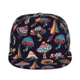 thumbnail image 2 of Balery Baseball Cap Flat Bill Hats for Men Adjustable Size for Running Workouts and Outdoor Activities All Seasons Dad Hat(Mushroom Doodle ), 2 of 9
