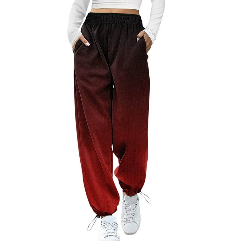  Women's Sweatpants Athletic Joggers High Waisted