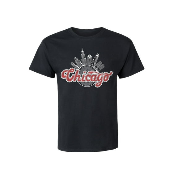 Instant Message - Chicago - Men's Short Sleeve Graphic T-Shirt