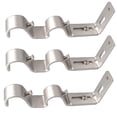 thumbnail image 4 of Barra Soporte de pared Soporte para barra de estar Dormitorio Cortina Plata Sunnimix  Soporte de barra de cortina ajustable, 4 of 7