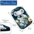 thumbnail image 4 of Koala Soft Comfortable Furry Printed Car Armrest Mat Cover 12.5x8.2 Inch Armrest Accessories, 4 of 6