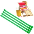 thumbnail image 1 of Uxcell 4-Pack Bandas para Toallas para Sillas de Playa, Clips de Toalla Reutilizables a Prueba de Viento [Verde Hierba], 1 of 7