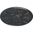 thumbnail image 3 of 33"OD x 1 3/4"P Versailles Ceiling Medallion (Fits Canopies up to 3 1/4"), Hand-Painted Pewter, 3 of 6