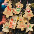 thumbnail image 1 of 150PCS Christmas Kraft Paper Gift Tags With Cord Christmas Tree, Christmas Tree Paper Hang Tags, Gift Tag Packaging For Arts And Crafts, Christmas Tree Party Kraft Paper Tags (with 150 Twine), 1 of 5