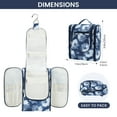 thumbnail image 6 of Narwey Hanging Toiletry Bag with Hook Makeup Cosmetic Organizer with Multiple Compartments Foldable for Men Women Travel Essentials, Medium, 6 of 8