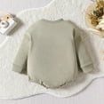 thumbnail image 3 of SNKSDGM Baby Boy Outfits 6-9 Months Dressy July 4 Boys Long Sleeve Letter Embroider Pullover Romper Sweatshirt Bodysuits 3-6 Months, 3 of 5
