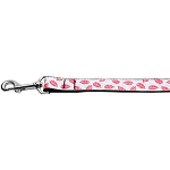 Sparkling Smooches Nylon Dog Leash 5/8 inch wide 4ft Long