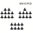 thumbnail image 3 of Mosiee Durable Cymbal Sleeves Long Parts With Flange Base 0.35Inch 8/9/10 Pcs, 3 of 5
