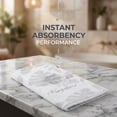 thumbnail image 5 of Unique Bargains Leaf Jacquard Soft Absorbent Cotton Hand Towel Grey 2pcs, 5 of 8