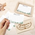 thumbnail image 3 of Wooden Memorial Memory Box with Cardinal Remembrance Quote – Keepsake Box with 120 Cards and Table Sign for Funeral Service, 3 of 7