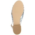 thumbnail image 6 of Journee Womens Cassandra Faux Leather Woven Flat Sandals, 6 of 9