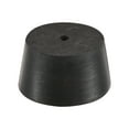 thumbnail image 3 of Uxcell 42mm to 50mm w Hole Rubber Tapered Plug for Lab Home Black, 3 of 5