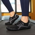 thumbnail image 5 of lnmuld Men Women Barefoot Shoes, Breathable Mesh Shoes for Water Yoga Fitness Hiking Color:Black,Size:5.5, 5 of 8