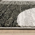 thumbnail image 6 of 9' X 12' Charcoal Grey And Ivory Geometric Power Loom Stain Resistant Area Rug, 6 of 9