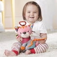 thumbnail image 4 of Juguetes sensoriales para bebés sonajeros de felpa cochecito colgante animales cama móvil mordedor infantil accesorios para bebés de 4 a 6 meses, 4 of 4
