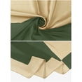 thumbnail image 4 of INSPIRE CHIC Women Contrast Color 35" Large Scarf Satin Silky Square Head Wrap Bandanas Khaki Green 90x90cm/35.4x35.4", 4 of 6