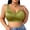 Green, variant on hoksml Women's Seamless Push Up Bras Mesh V-Neck Bralette, Wide Supportive Straps, Reliable Bust Support and All-Day Comfort Daily Breathable Intimates