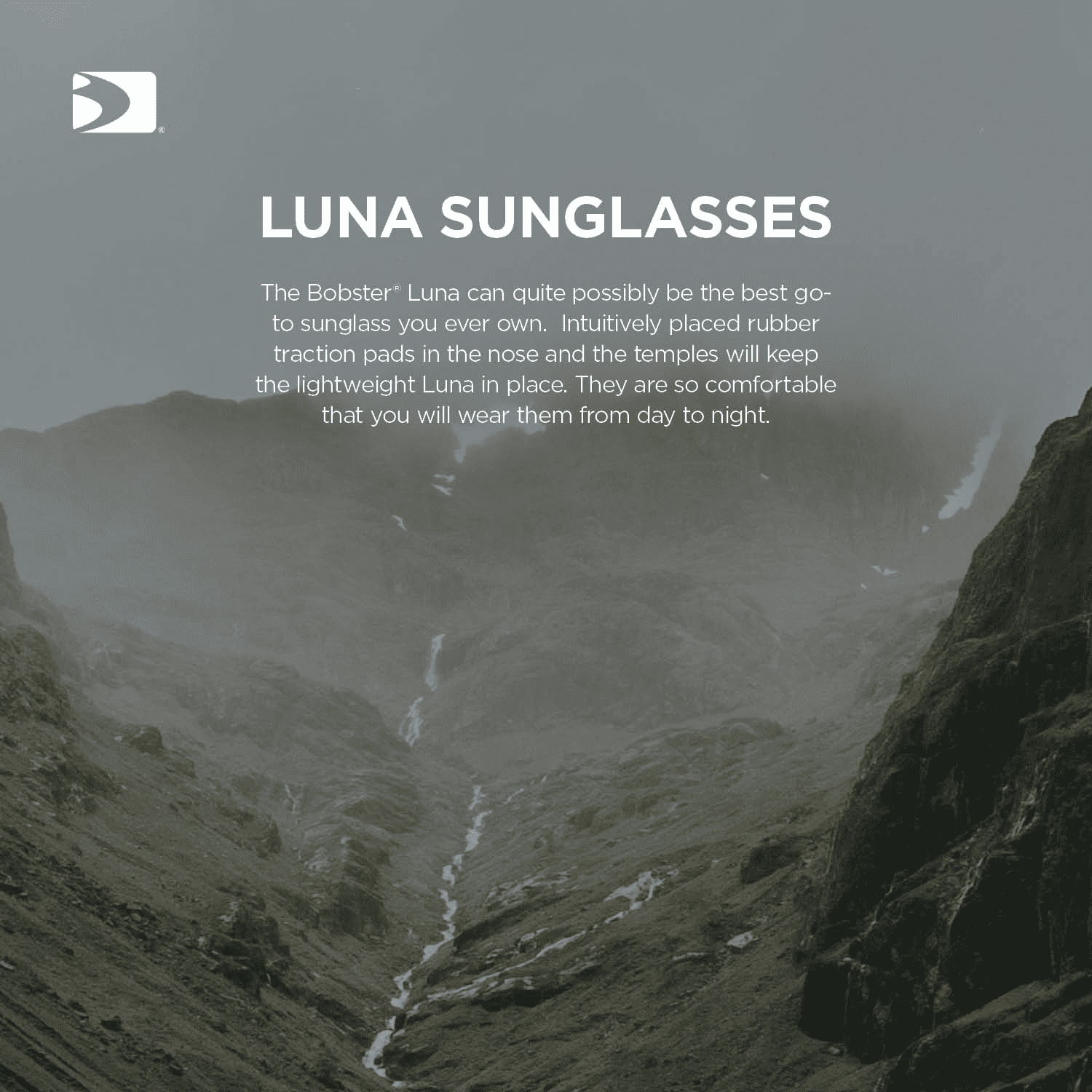 Bobster® Luna Gloss Crystal Pearl Frame Light Blue Green Mirror Lens