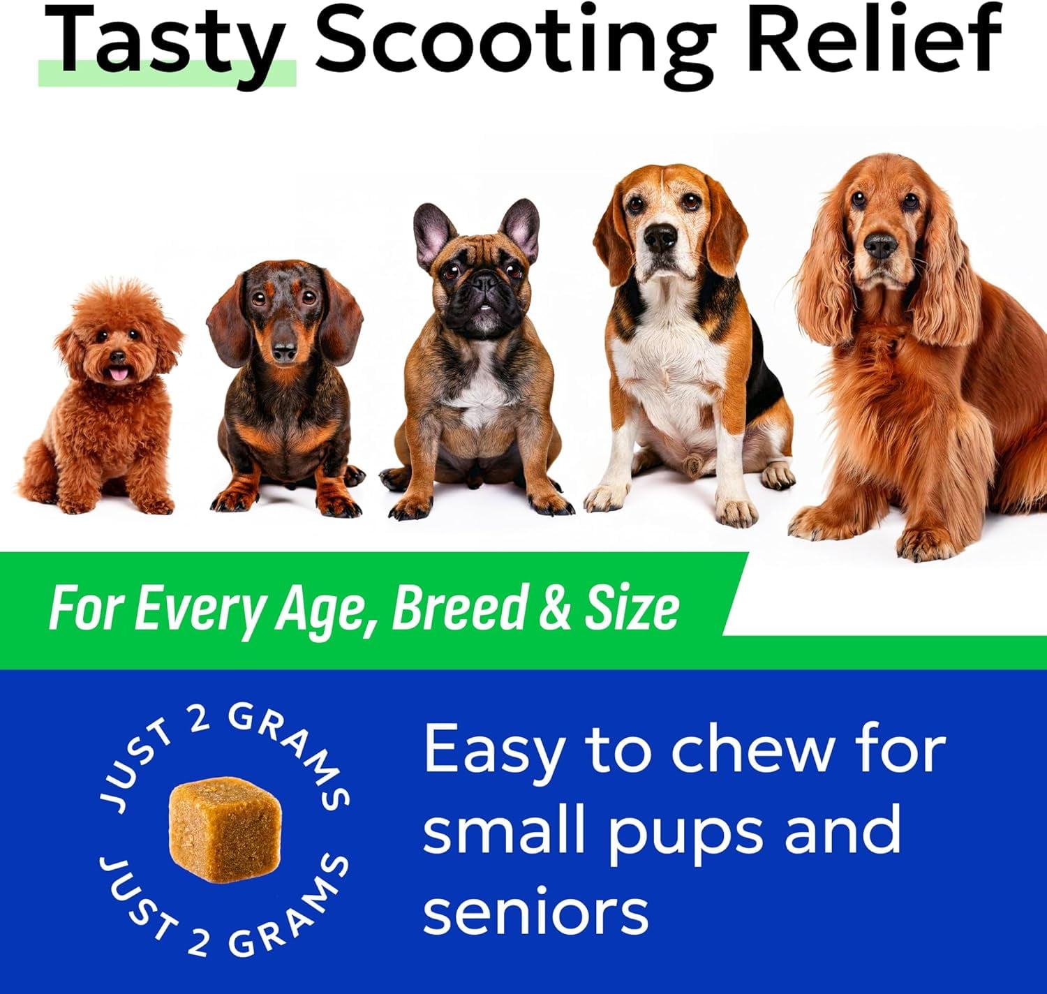 BARK&Spark Gland Guard - Anal Gland Support - Scoot Treatment - Prebiotics & Digestive Enzymes Supplement for Dogs Digestion & Gut Health. Proprietary Blend: Beet, Psyllium, Dandelion & Pumpkin 120Ct