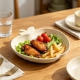 thumbnail image 6 of Apple Shaped Dinner Plates, Wheat Straw Style Reusable Serving Plates, Microwave and Dishwasher Safe Food Plates With Rounded Edges, Lightweight Tableware for Kitchen, Camping, Snacks and Desserts, 6 of 9