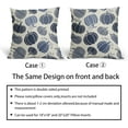 thumbnail image 6 of Fall Blue Pumpkin Pillow Covers 18x18 Set of 2 Autumn Themed Thanksgiving Cream Print Decorative Throw Pillows Outdoor Pillowcase Farmhouse Linen Cushion Case Decor for Home Sofa Couch Bed, 6 of 6