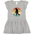 thumbnail image 3 of Inktastic Hockey Player Retro Sunset Girls Toddler Dress, 3 of 5