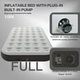 thumbnail image 2 of Full Air Mattress with Built in Pump,10IN Air Bed with 3 Mins Self-Inflation/Deflation,Blow up Mattress for Camping, Home & Guest ,450lb, Gray, 2 of 7