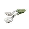 thumbnail image 2 of Extendable Kitchen Tongs Retractable Locking Design Non-Slip Grip for Frying Serving and Cooking, Green, 2 of 7