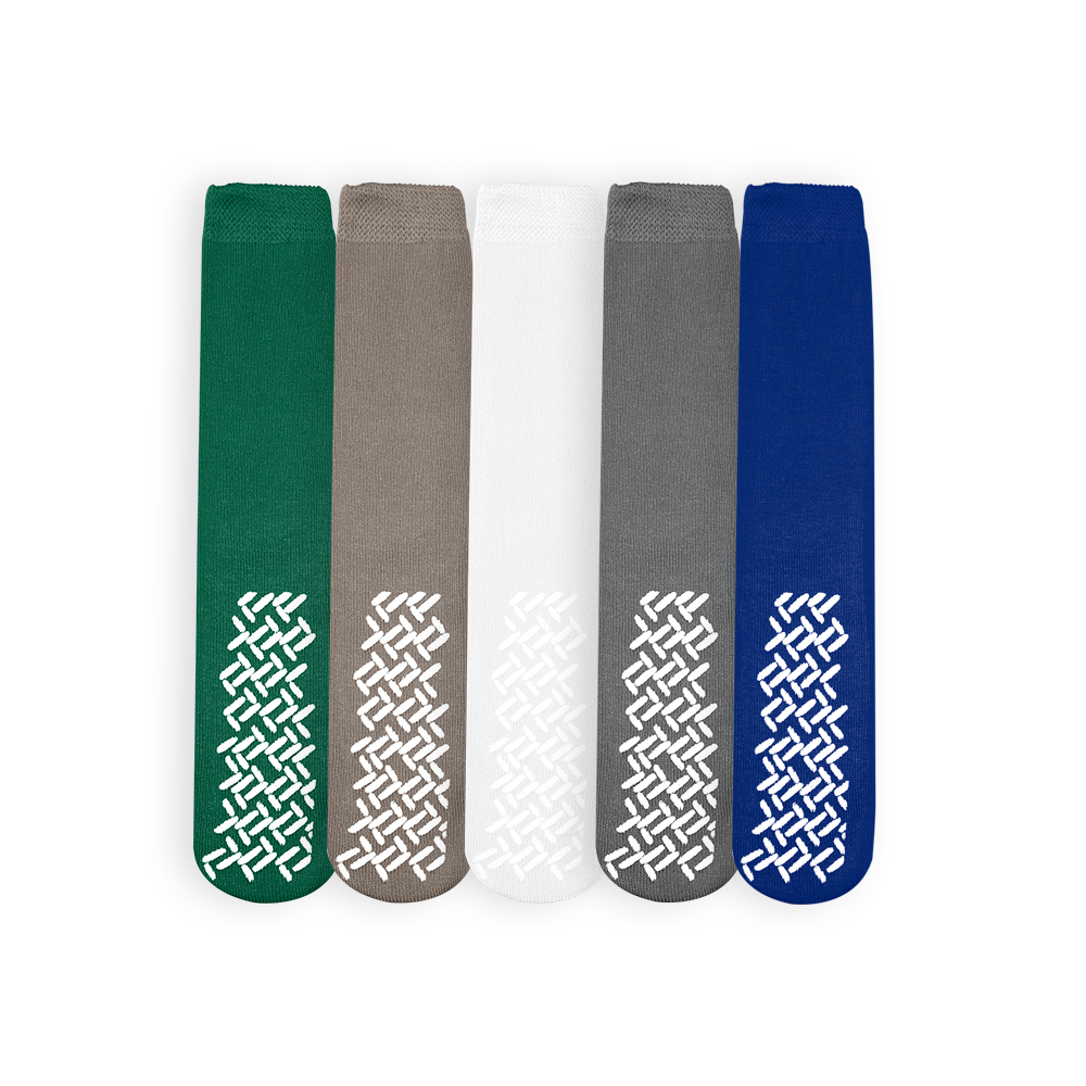 Personal Touch Top of the Line MidCalf Hospital Slipper Socks, Great