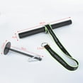 thumbnail image 1 of Forearm Wrist Roller Fitness Blaster Arm Muscle Fitness Trainer Forearm Muscle Strength Workouts Tools Wrist Strength Dumbbell Rope With Bell Rack, 1 of 8