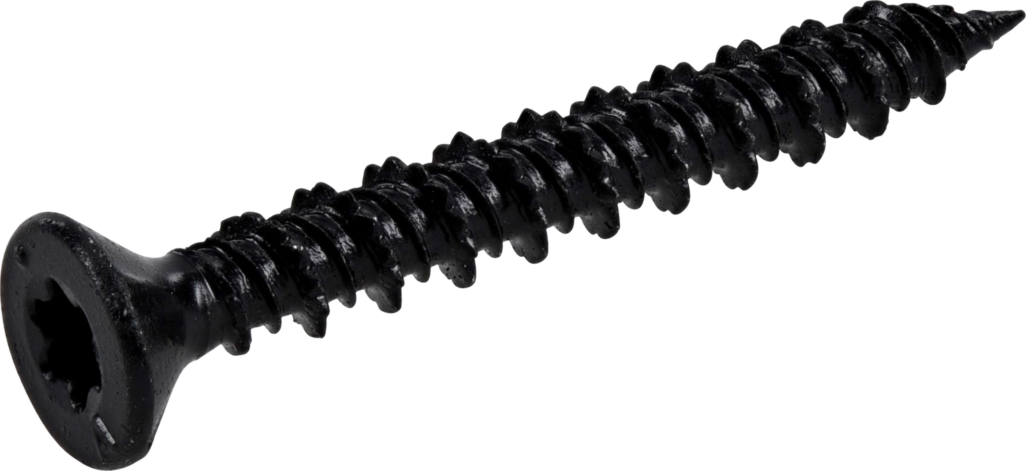 (2 pack) Hillman Concrete Screw Anchors, 3/16 x 1-3/4", Steel, Corrosion Resistant, Black, 12 sets
