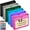 Colored, variant on Poly File Jackets & File Pockets,Heavy Duty 2" Expanding File Jacket Folders,Letter Size Manila File Folders,12 Pack Manila File Jackets with Straight Cut Tab,Job Folder for Office School Home