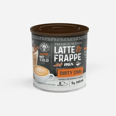 Frozen Bean Frappe Instant Lightened Dirty Chai Tea, 7 oz can