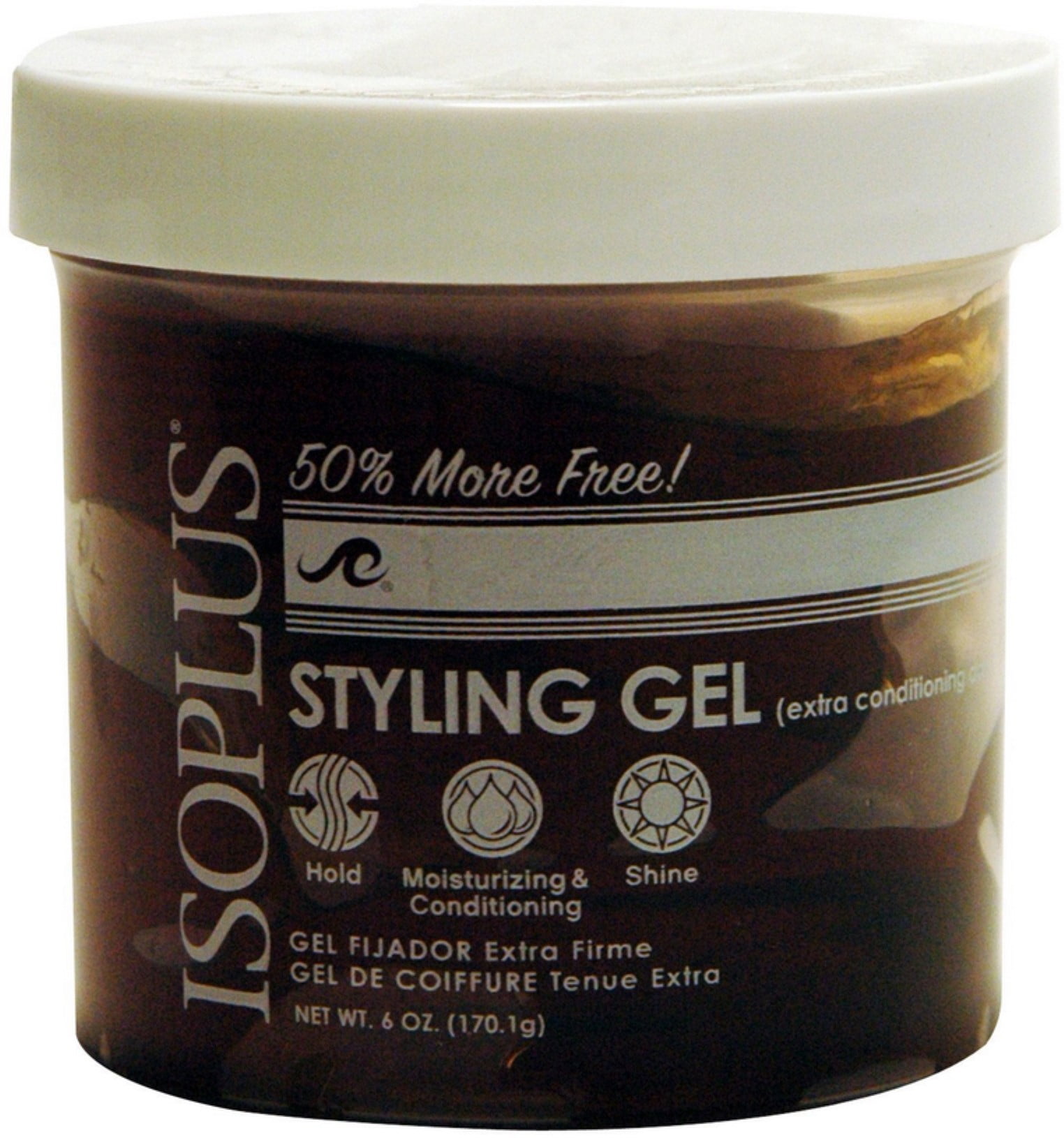 Isoplus Styling Gel Extra Conditioning Dark, 6 oz (Pack of 2) Walmart