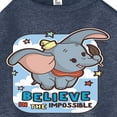 thumbnail image 3 of Disney - Dumbo - Believe In The Impossible - Juniors High Neck Tank Top, 3 of 5