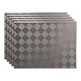 thumbnail image 1 of FASÄDE Miniquattro Decorative Vinyl 18in x 24in Backsplash Panel in Galvanized Steel (5 Pack), 1 of 6