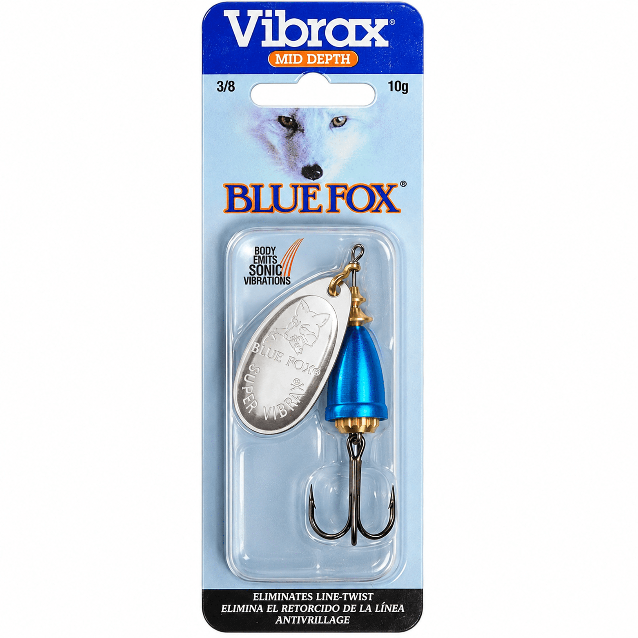 Blue Fox, Classic Vibrax Inline Spinner, Size 3, Silver - Walmart.com