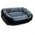 thumbnail image 2 of Cama para Perro Hills Negra Gris Resistente y Confortable con Relleno Suave, Small, 2 of 9
