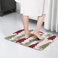 thumbnail image 4 of Multicolor Christmas Tree Pattern Flannel Non Slip Door Rugs,Washable Door Mats Indoor,Decorative Door Mats,Dirt-Resistant and Absorbent Doormat for Entrance,Bedroom,Kitchen,Bathroom,31.5"x17", 4 of 4