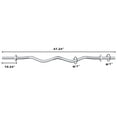 thumbnail image 6 of ARVAKOR Olympic 47" Curl Bar, Barbell Standard Weight Lifting Bar Threaded Non-slip, 440-Pound Capacity, Silver, 6 of 10