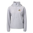 thumbnail image 2 of Women's Cutter & Buck  Gray George Mason Patriots Charter Eco Recycled Half-Zip Anorak Jacket, 2 of 3
