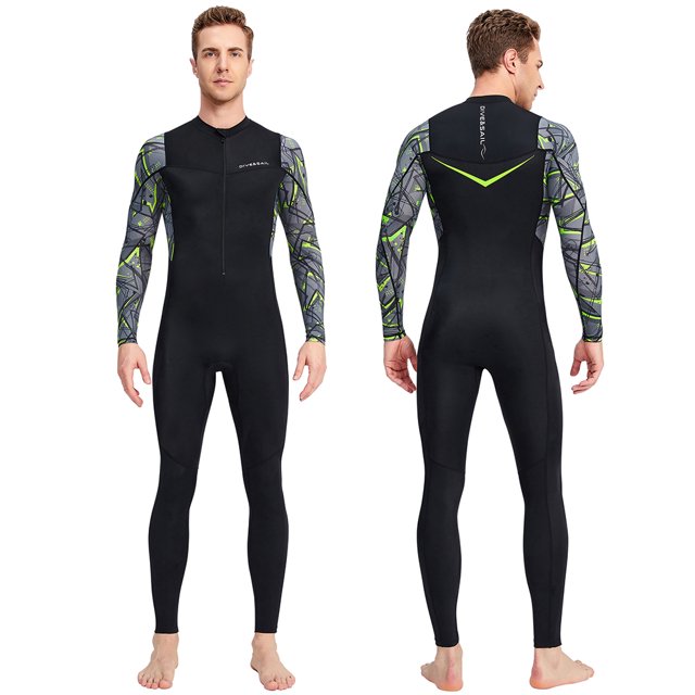 Hombres Buceo Ropa de surf con cremallera Protector solar Trajes de neopreno Equipo de deportes acuáticos