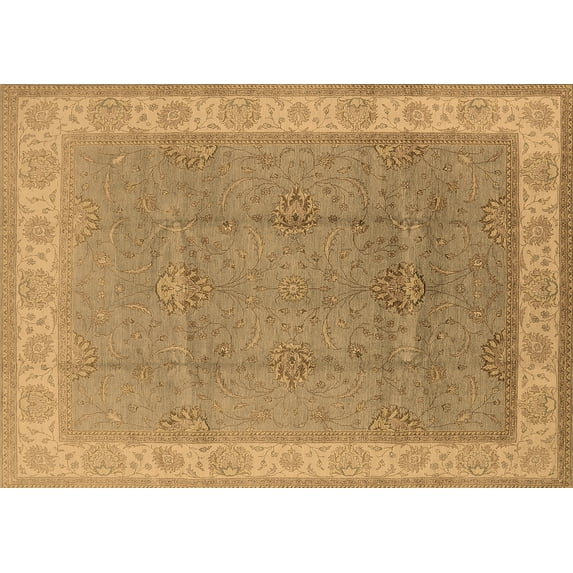 Ahgly Company Indoor Rectangle Oriental Brown Traditional Area Rugs, 5' x 8'