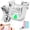 D20 White, variant on HKHKPI Mini Printer, Bluetooth Portable Inkless Thermal Pocket Sticker Printer with 3 rolls, Sticker Maker Machine for Notes Journal Kids Gift